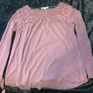 Cute pink long sleeve top for all occasions!